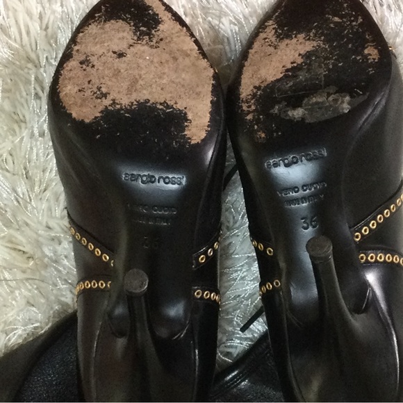 Sergio Rossi (Vero Cuoio) Over the Knee Leather Boots - Picture 6 of 13